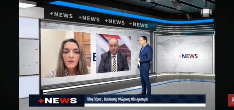 Η Πέτη Πέρκα στο Flash Δυτικής Μακεδονίας: «Η Νέα Αριστερά κατέθεσε πρόταση νόμου για τη νομοθέτηση με λαϊκή πρωτοβουλία» (video)