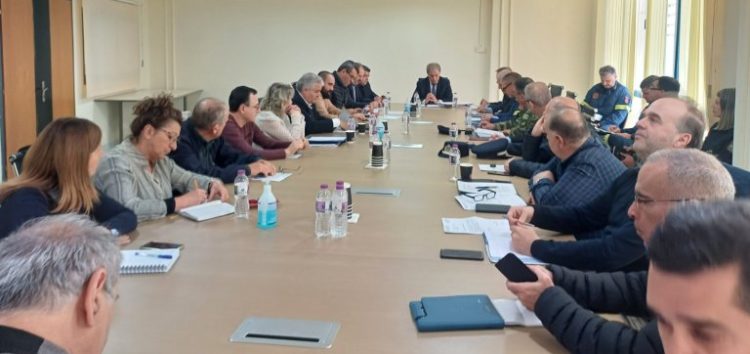 Περιφέρεια Δυτικής Μακεδονίας: Συνάντηση του Περιφερειάρχη με τους αρμόδιους φορείς για θέματα Πολιτικής Προστασίας