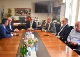 Επίσκεψη του Υφυπουργού Εσωτερικών Στάθη Κωνσταντινίδη στο γραφείο του Αντιπεριφερειάρχη Φλώρινας