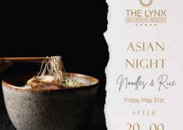 Asian Night στο The Lynx Mountain Resort